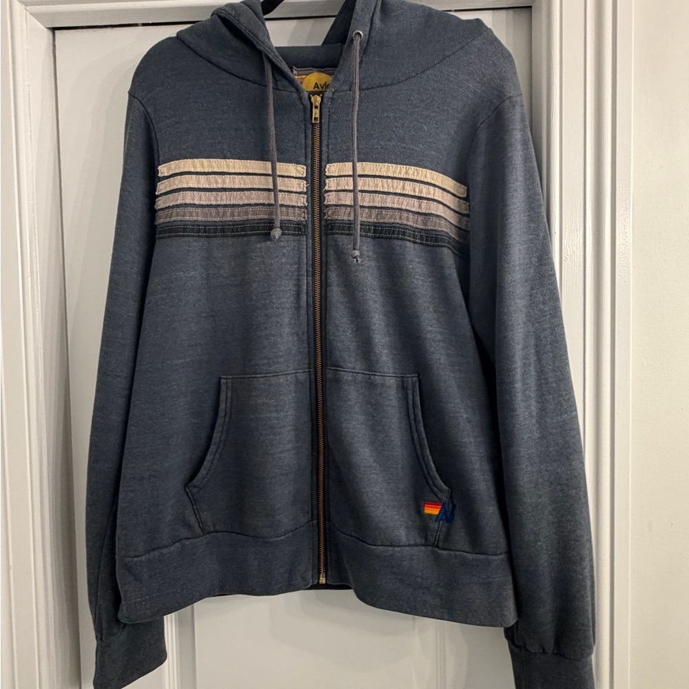 Unisex Grey Aviator Nation Hoodie